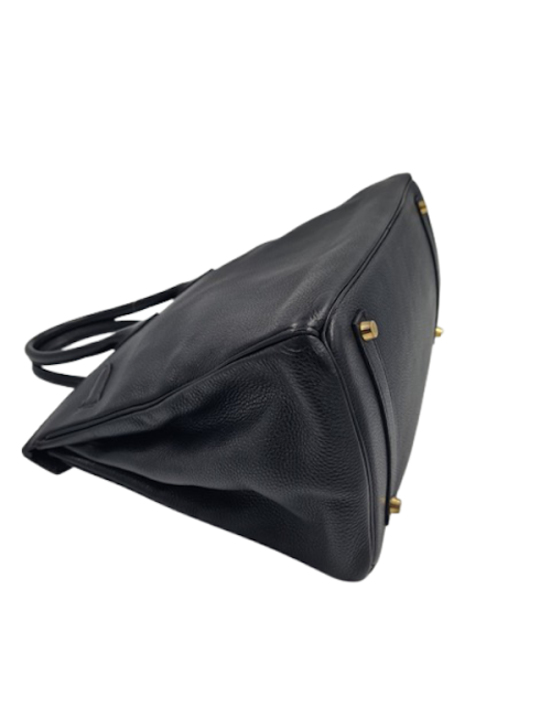 Birkin 35 HERMES veau Fjord noir