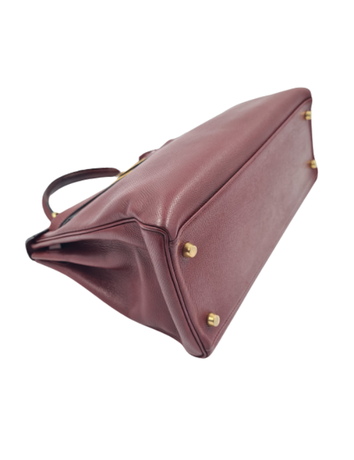 Kelly 32 HERMES rouge H grainé