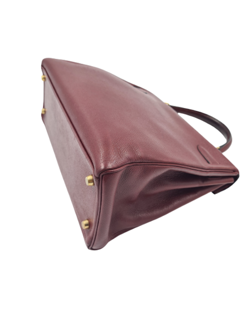Kelly 32 HERMES rouge H grainé