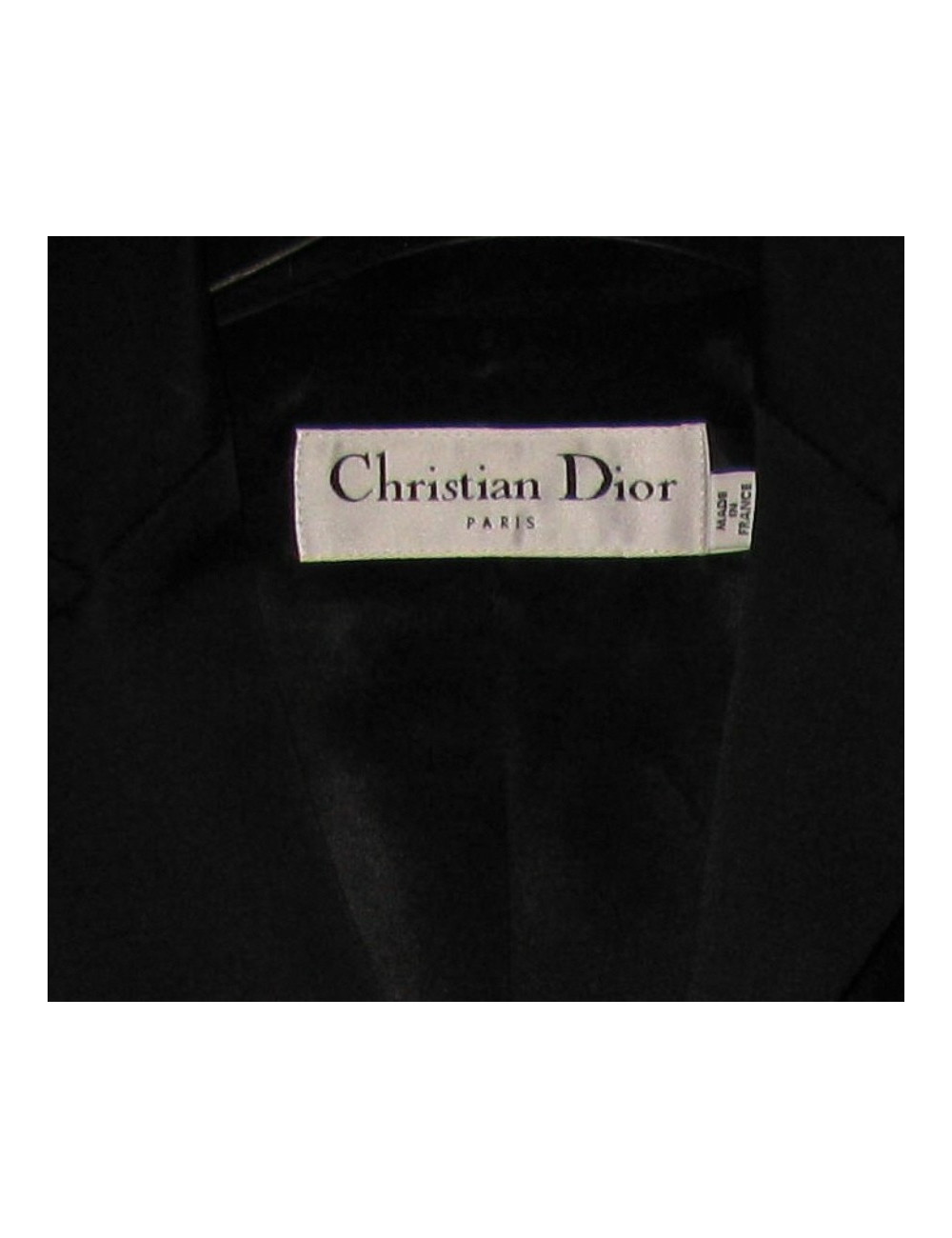 CHRISTIAN DIOR pleated black jacket