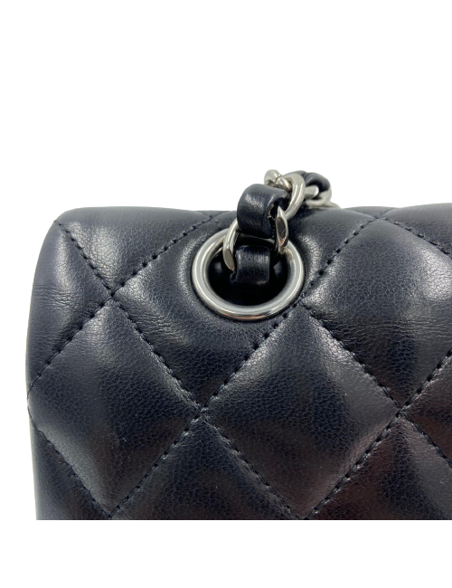 Sac à main Timeless CHANEL cuir lisse noir