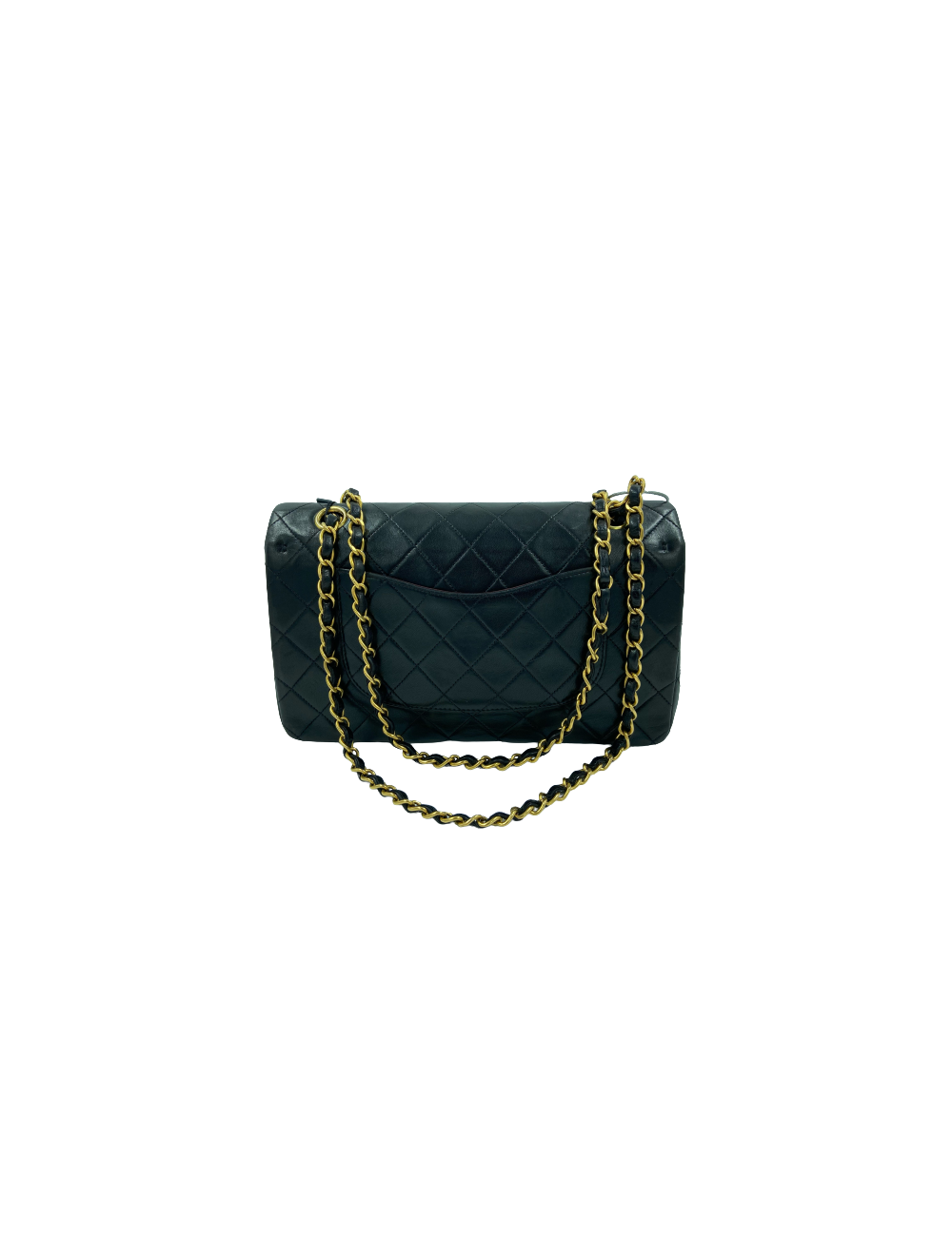 Timeless CHANEL cuir d'agneau marron