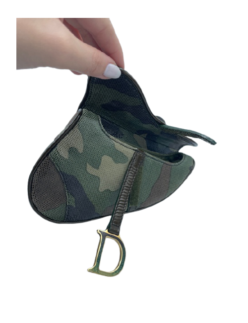 Banane saddle Dior camouflage