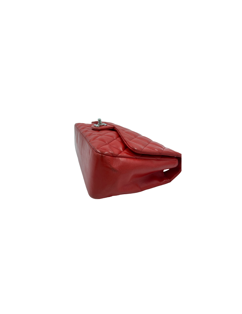Sac Timeless CHANEL cuir d'agneau rouge