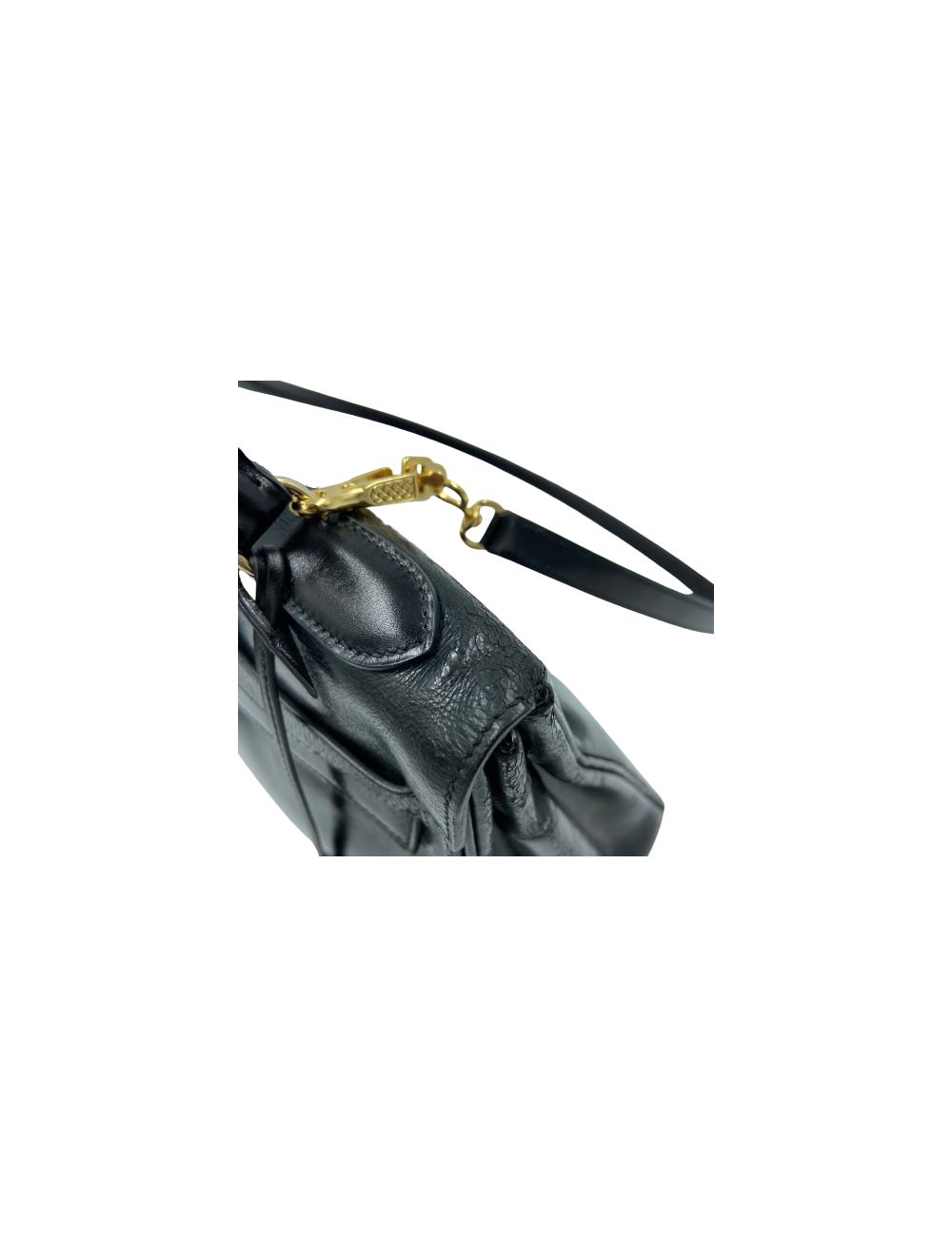 Kelly 32 HERMES box noir vintage