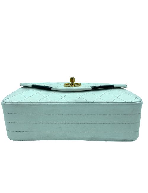 Sac à main CHANEL blanc Vintage