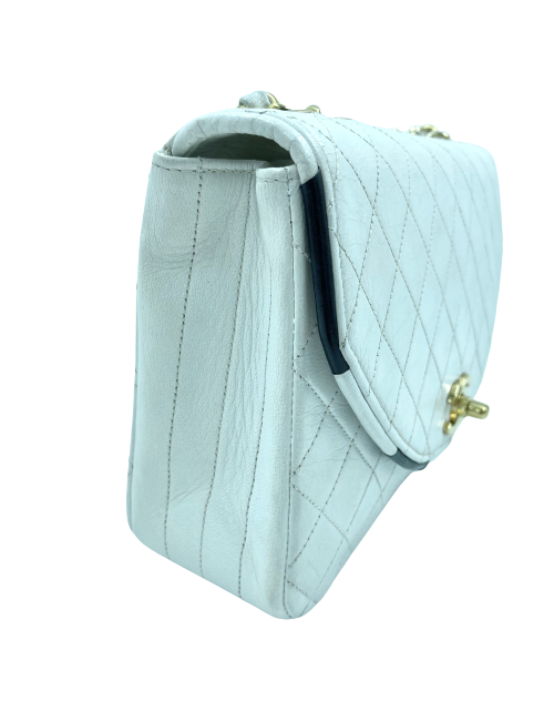 Sac à main CHANEL blanc Vintage