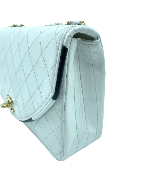 Sac à main CHANEL blanc Vintage