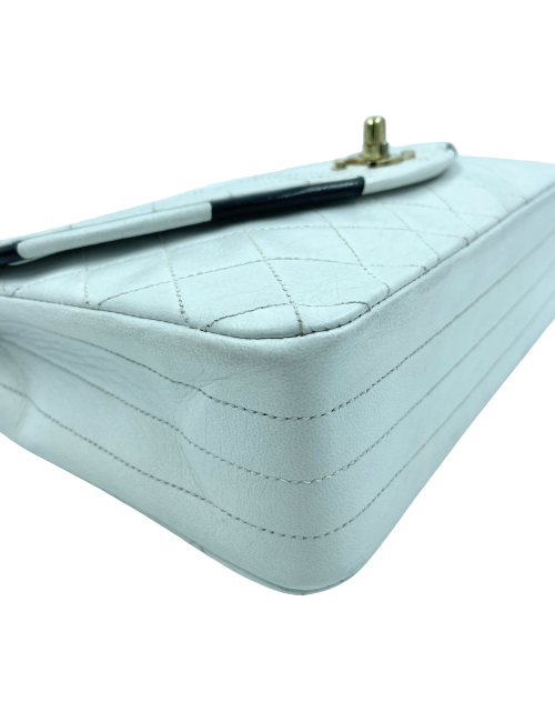 Sac à main CHANEL blanc Vintage