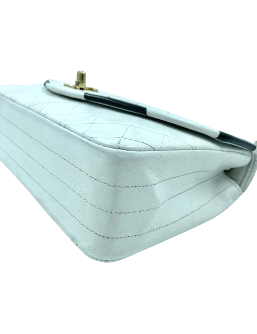 Sac à main CHANEL blanc Vintage