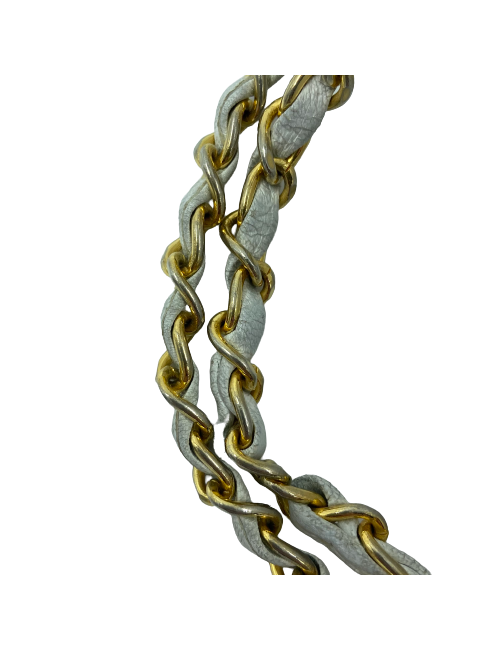 Sac à main CHANEL blanc Vintage