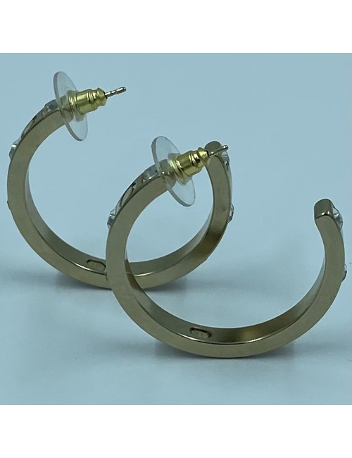 Clous CHANEL noirs strass