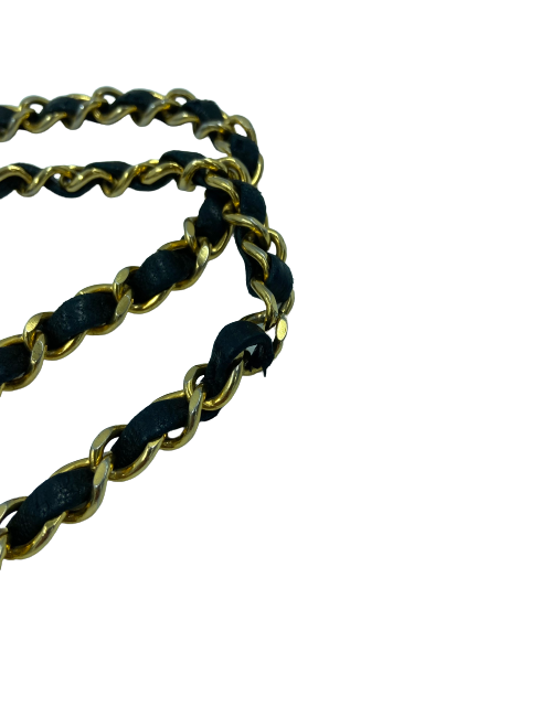 Timeless CHANEL cuir d'agneau noir