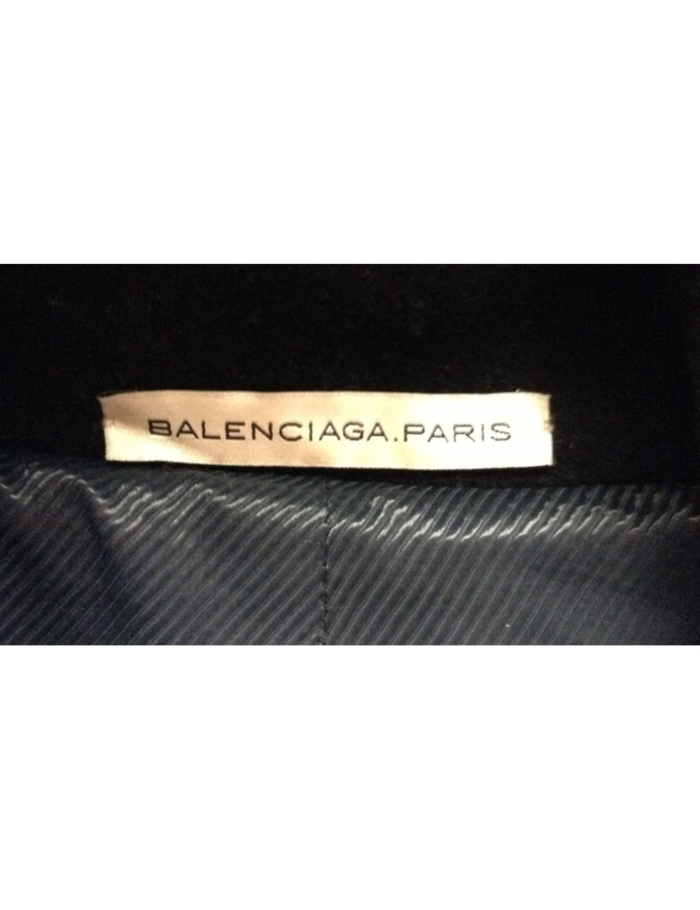 Manteau BALENCIAGA en laine noir