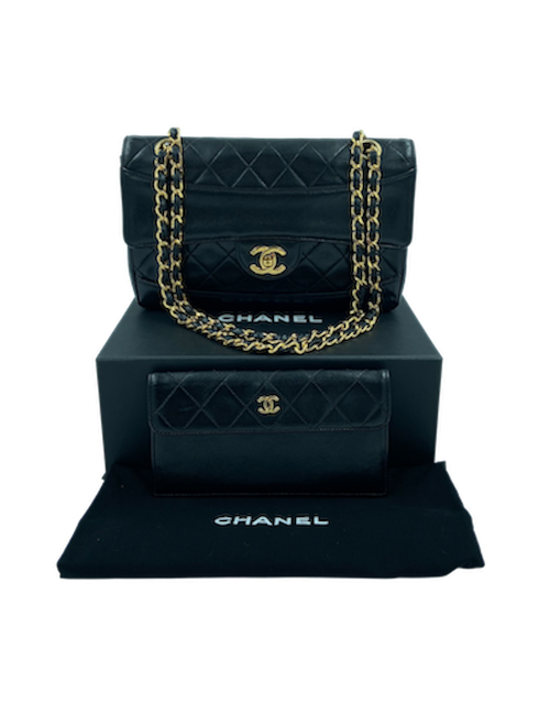 Sac classique CHANEL noir vintage