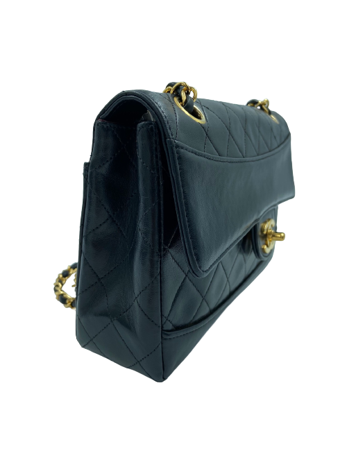 Sac classique CHANEL noir vintage