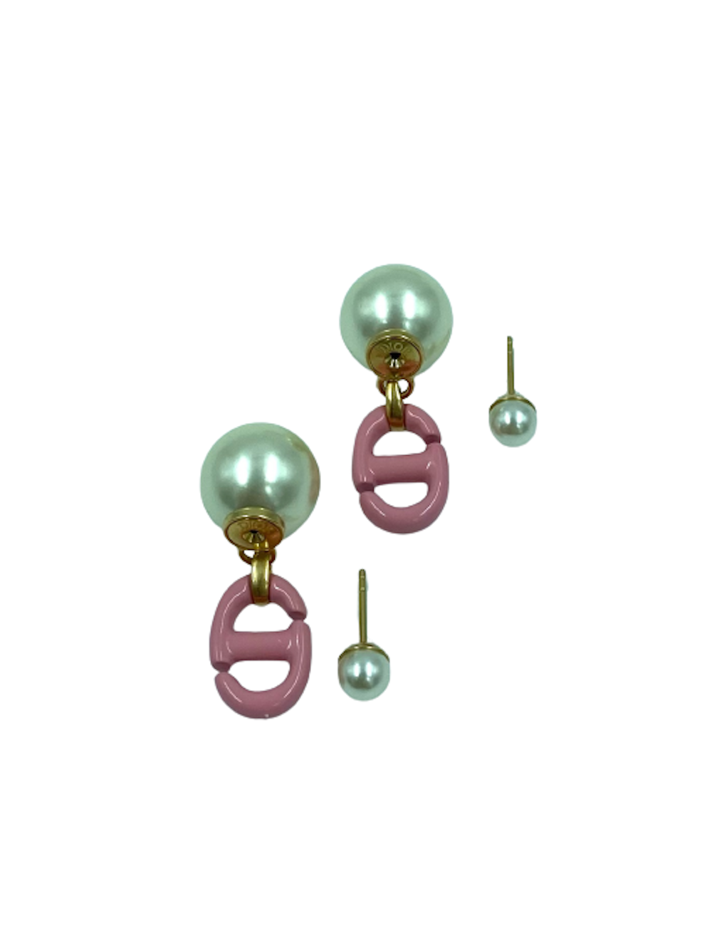 DIOR Tribales Pink Stud Earrings - Shop here this Certified Occasion