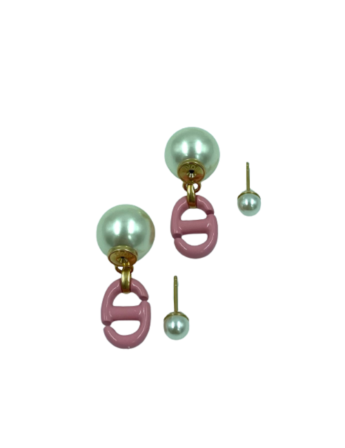 Boucles Tribales DIOR CD rose