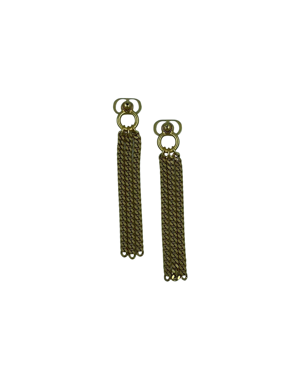 Clous Dior CD pendants doré