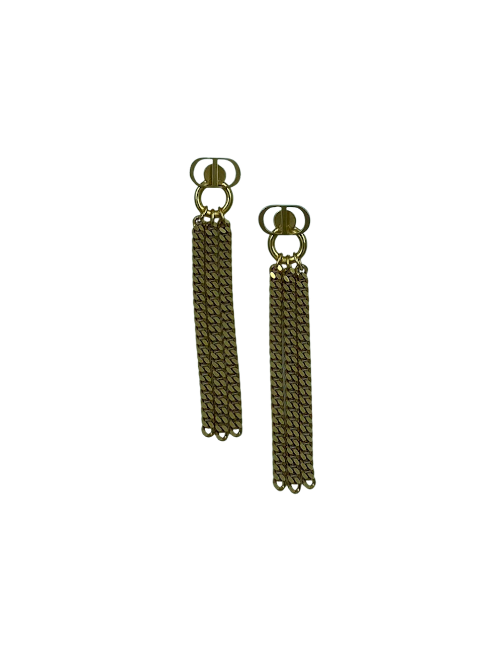 Clous Dior CD pendants doré