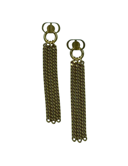 Clous Dior CD pendants doré