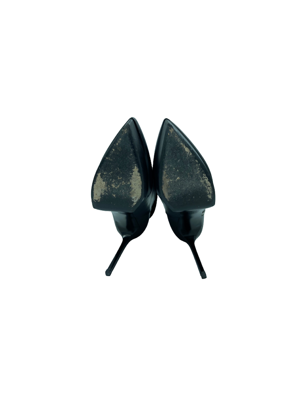 SAINT LAURENT T40 black leather boots