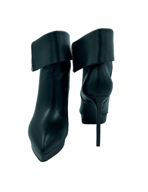Bottines SAINT LAURENT T40 cuir noir 