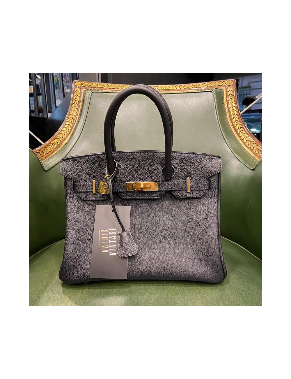 Sac HERMES Birkin 30 togo noir