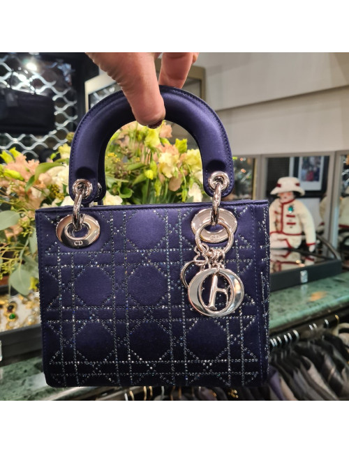 Superb Pre-Owned Mini Lady DIOR Handbag Certified Authentic