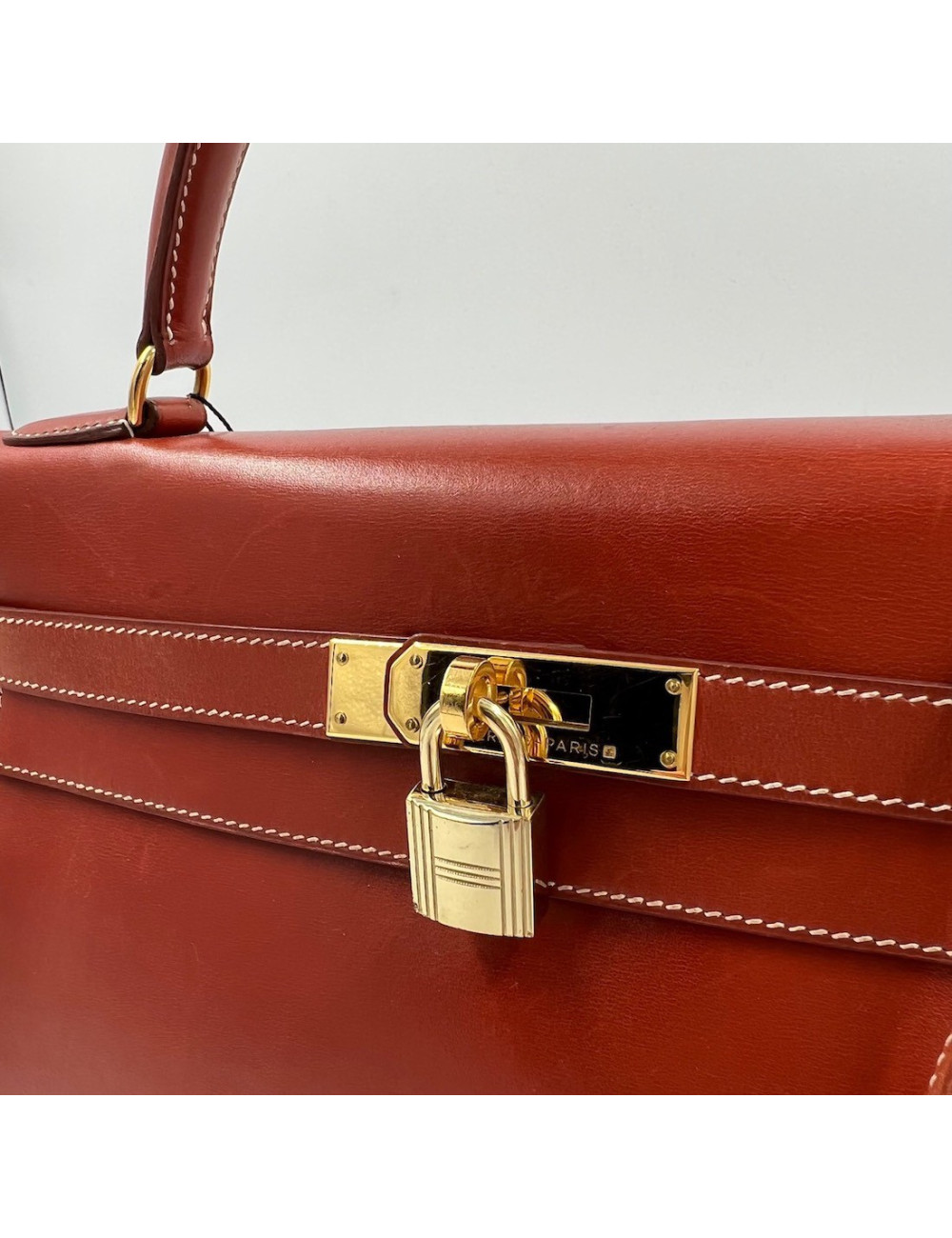 Kelly 32 HERMES cuir lisse