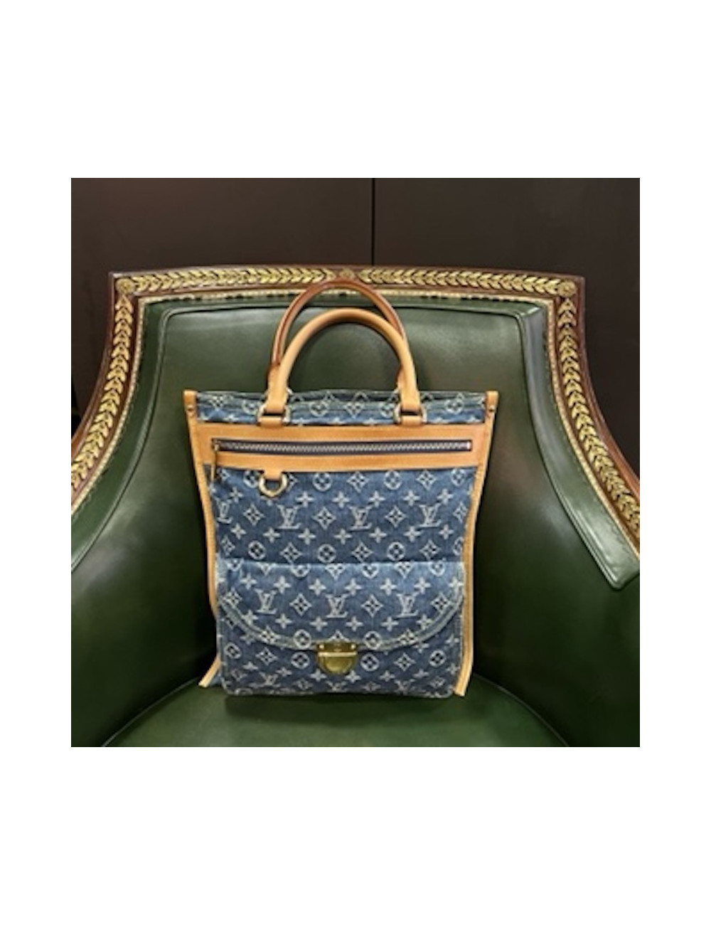 Sac en jean bleu LOUIS VUITTON