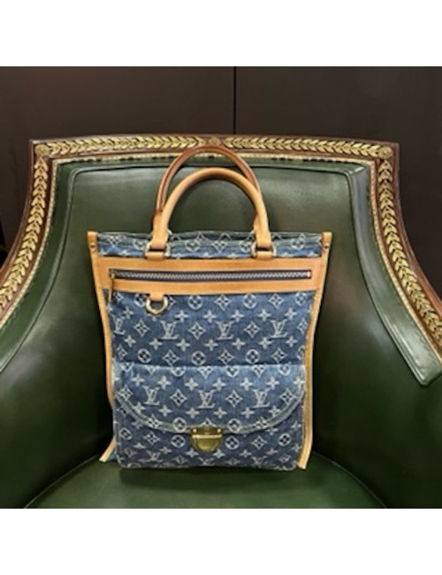 Sac en jean bleu LOUIS VUITTON