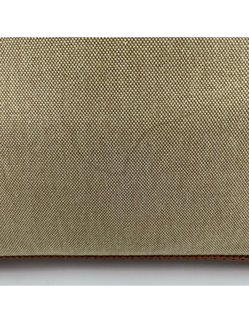 Birkin Ghillies 40 toile et cuir barenia gold