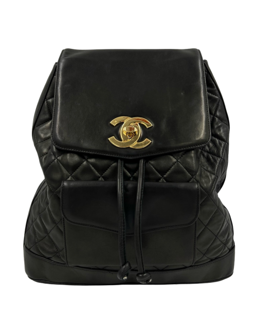Sac à dos CHANEL vintage noir