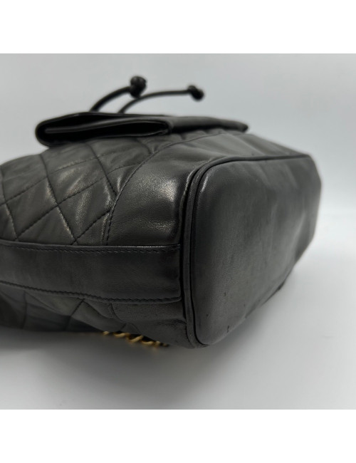 Sac à dos CHANEL vintage noir