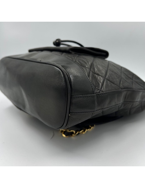Sac à dos CHANEL vintage noir