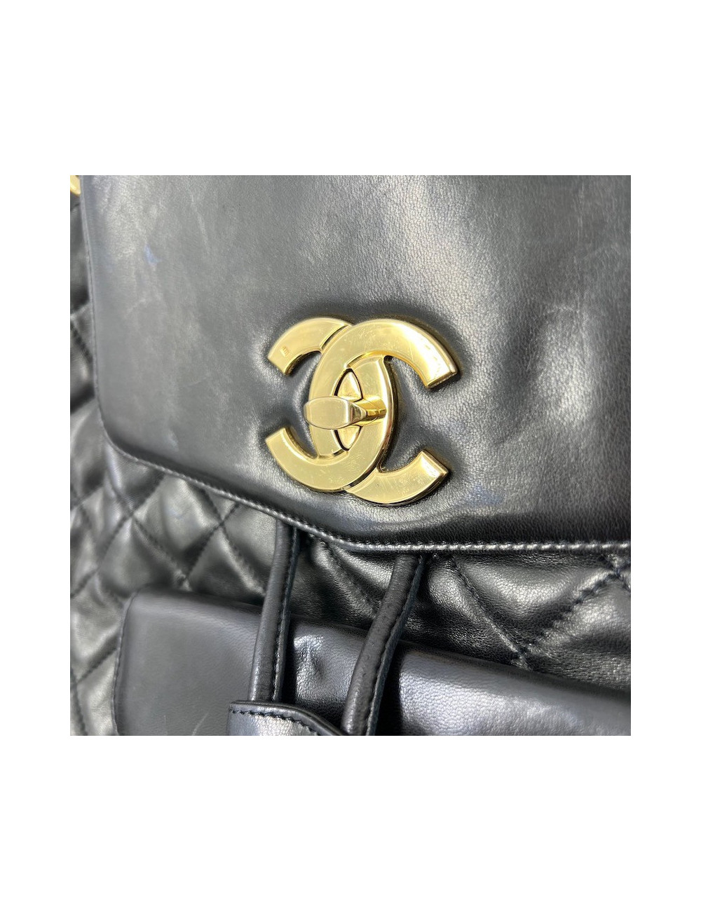 Sac à dos CHANEL vintage noir
