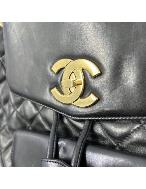 Sac à dos CHANEL vintage noir