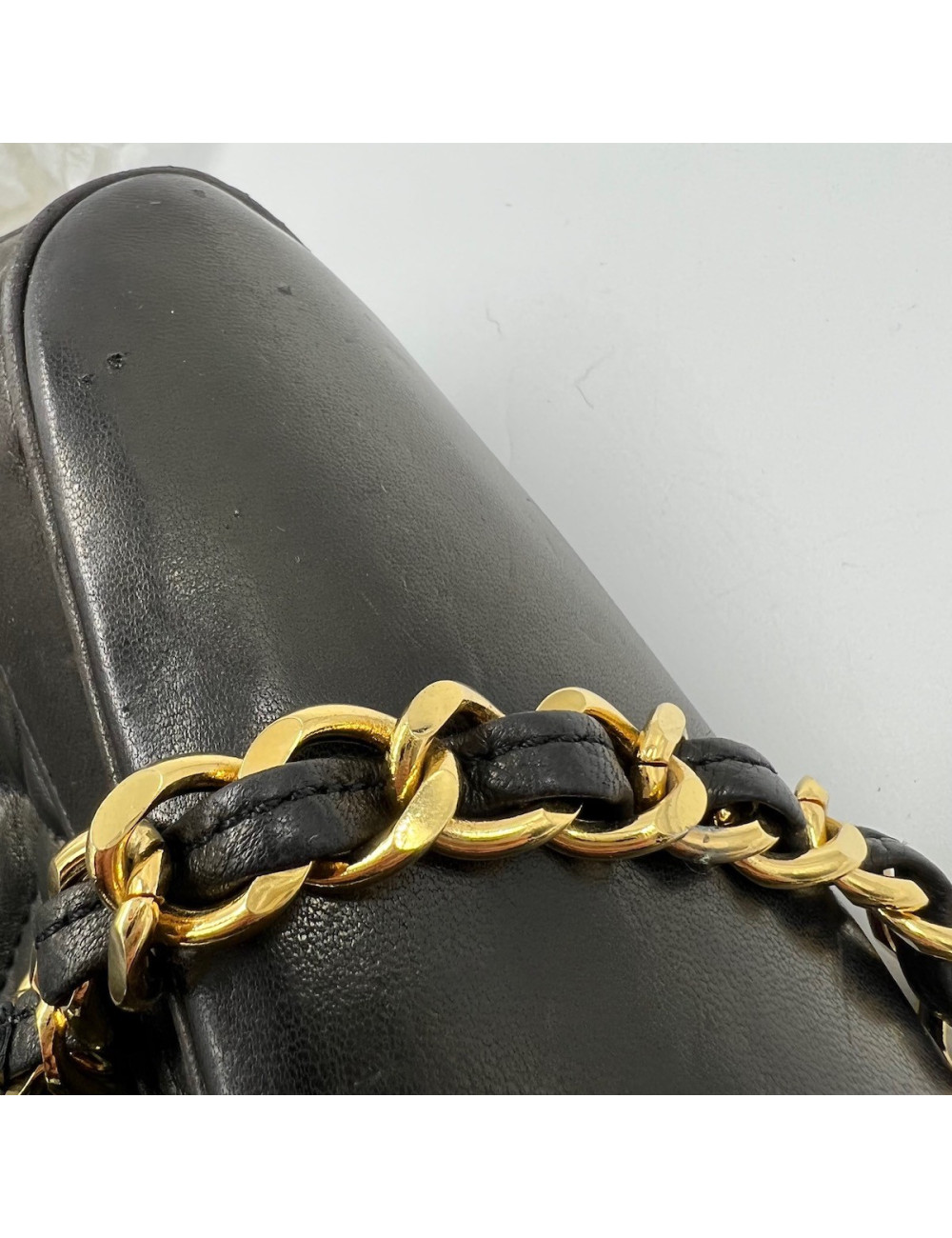 Sac à dos CHANEL vintage noir