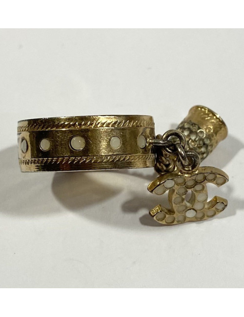 Bague CHANEL CC et Dé