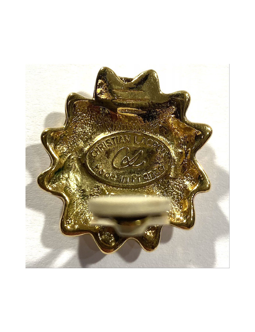 Clips dorés CHRISTIAN LACROIX