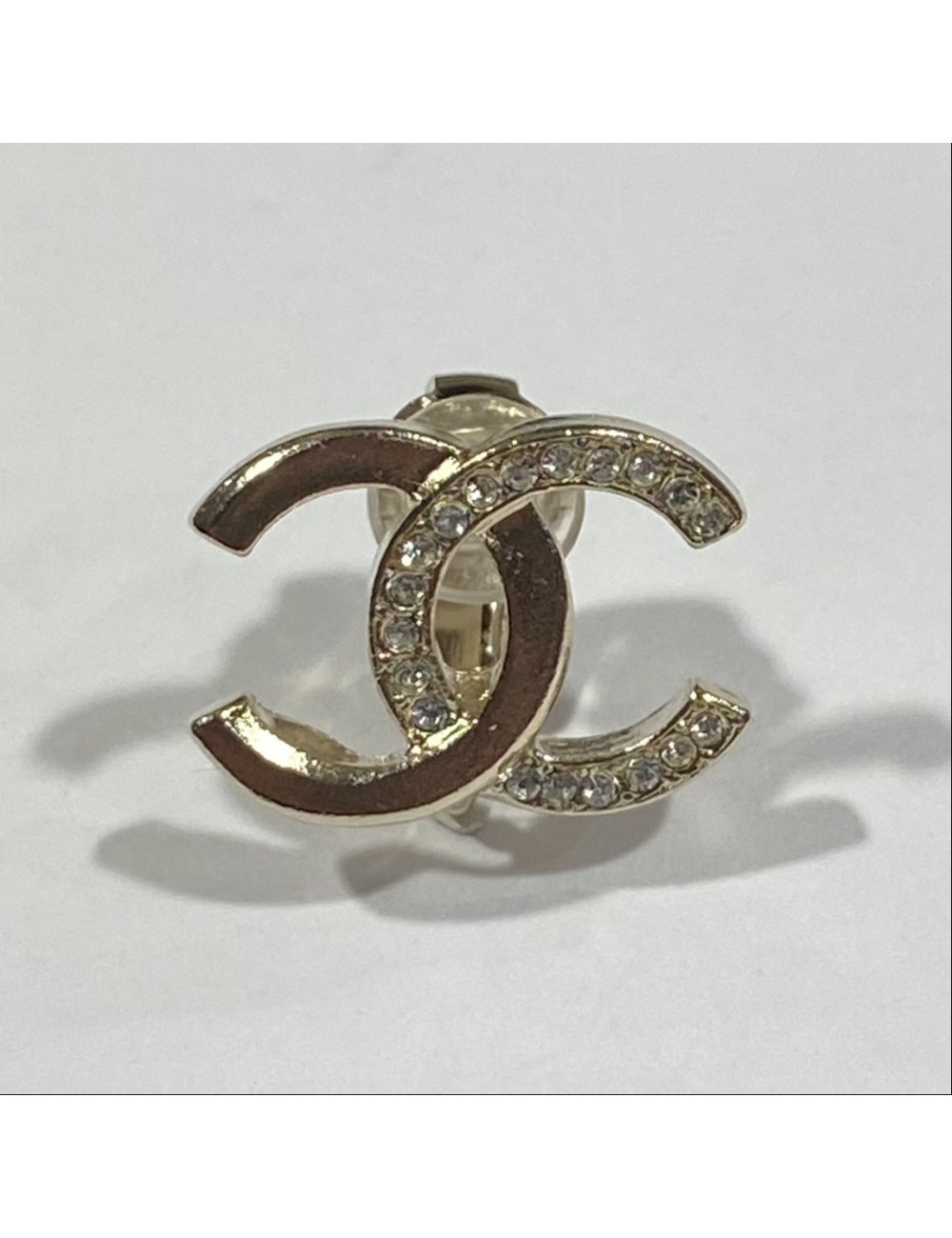 CHANEL CC Clips-on Earrings, CHANEL Certified Occasion Fashion Jewelry