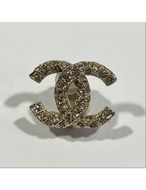 CHANEL CC Clip-on Earrings - Nice CHANEL Gift Certified Authentic