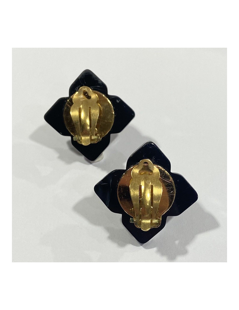 Clips noirs CHANEL Vintage