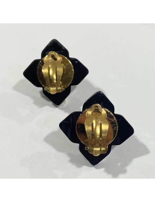 Clips noirs CHANEL Vintage