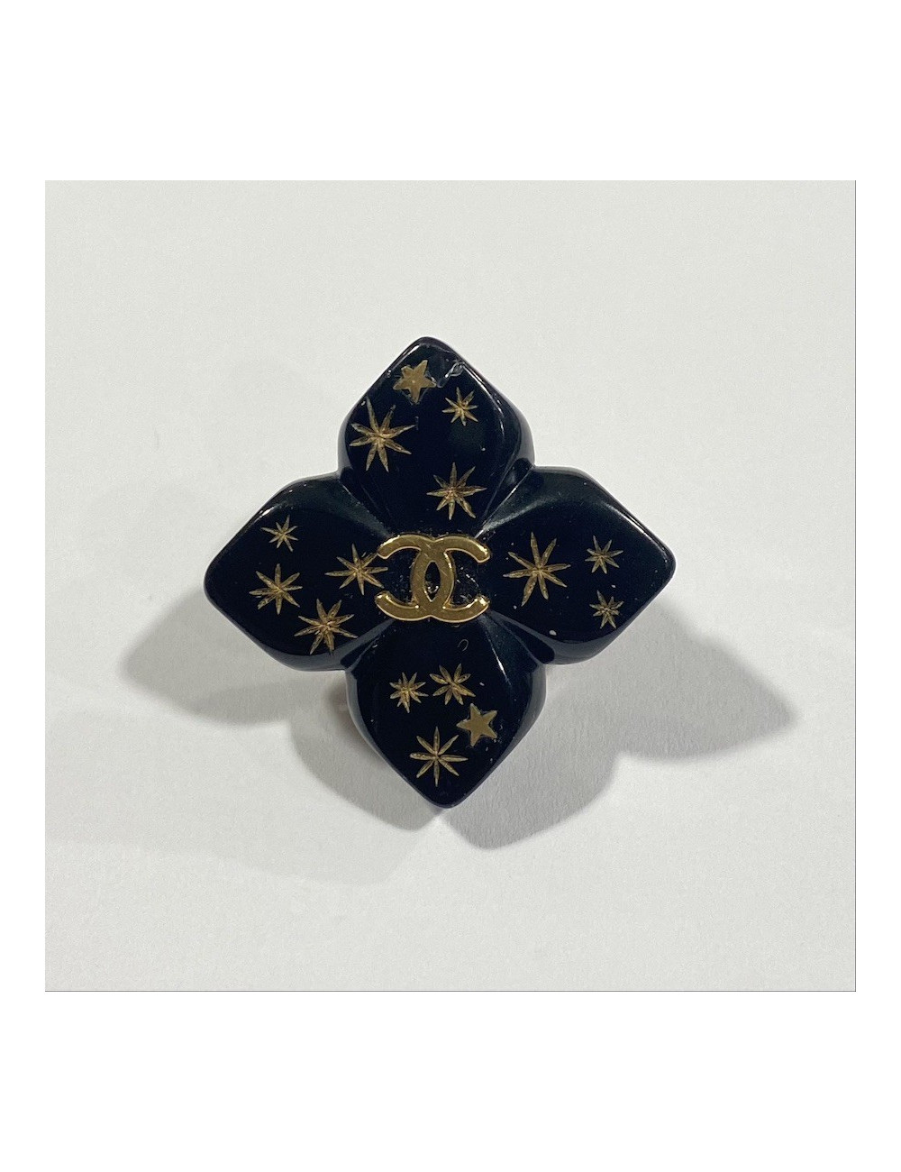 Clips noirs CHANEL Vintage