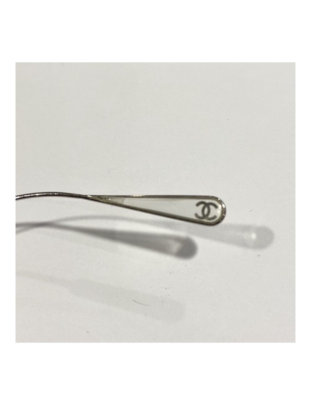 CHANEL sunglasses with rhinestone-embellished frames