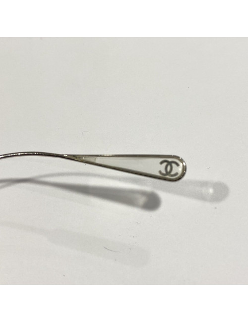 CHANEL sunglasses with rhinestone-embellished frames