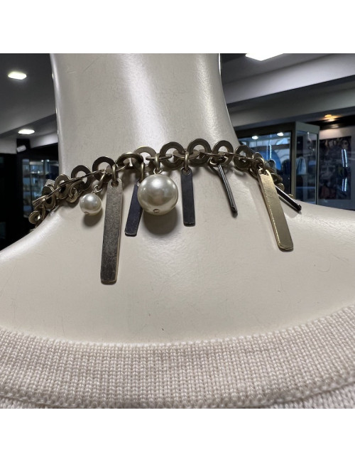 CHANEL multi-rows long necklace