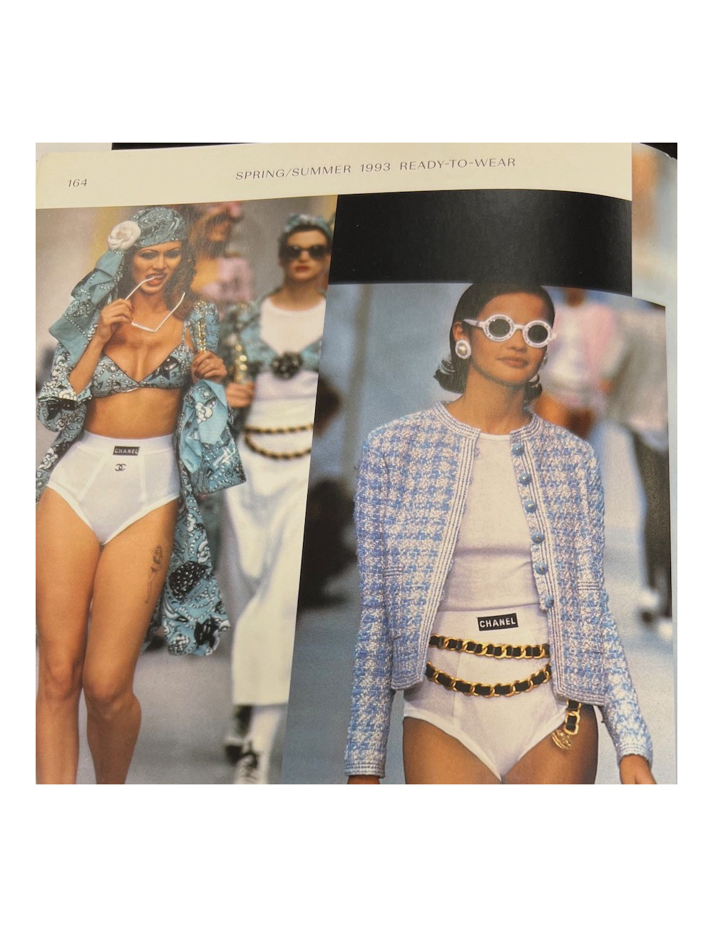 Ceinture vintage or et cuir CHANEL